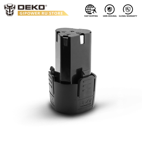 DEKO Battery12V 12V Lithium Ion Battery Pack for Banger 12V Cordless Drill ► Photo 1/2