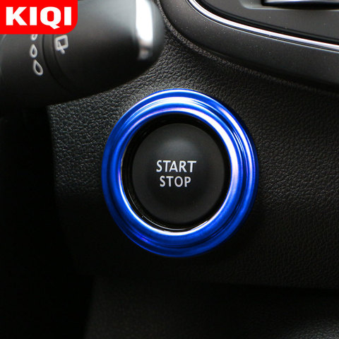 Car Ignition Ring Button Trim for Renault Koleos Kadjar Megane 2 Sandero Duster for Samsung QM6 Interior Accessories ► Photo 1/5