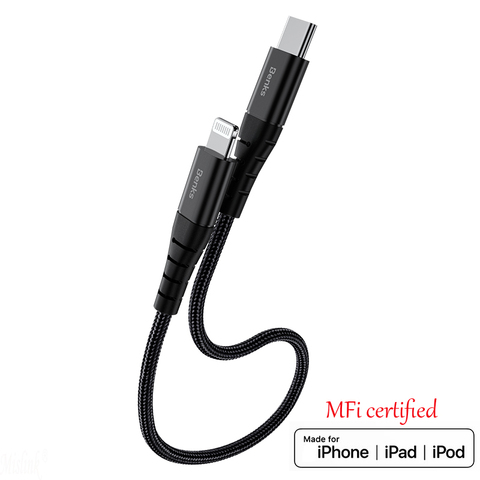 Original PD fast charging usb type c to lightning cable short 0.25m 1m 2m 18W charger for iPhone 11 xs max xr 8 7 6s plus 5 ipad ► Photo 1/6