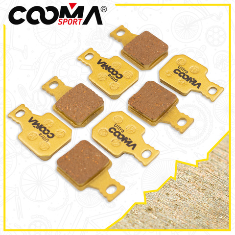 MTB Bicycle Disc Brake Pads For Magura MT5 MT7 Disc Brake, 4 Pairs, Gold Full Metal ► Photo 1/6