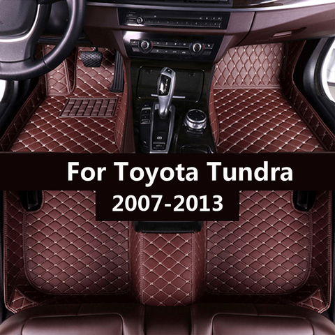 Car floor mats for Toyota Tundra 2007 2008 2009 2010 2011 2012 2013 Custom auto foot Pads automobile carpet cover ► Photo 1/5