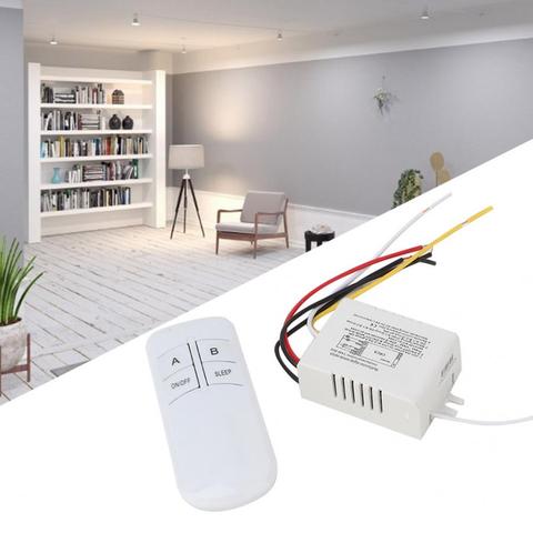 YAM-802 2 Ways ON/OFF 220V Digital Wireless Remote Switch Wall Light Receiver Transmitter Remote Control Switch ► Photo 1/6