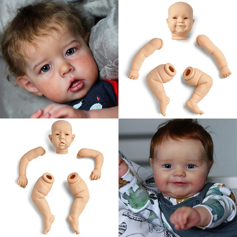 Reborn Baby Doll Kit DIY Soft Realistic Doll Unpainted Doll Part DIY Blank Doll Kit Maddie LIMA HARLOW Darren Twin A Twin B LEVI ► Photo 1/6