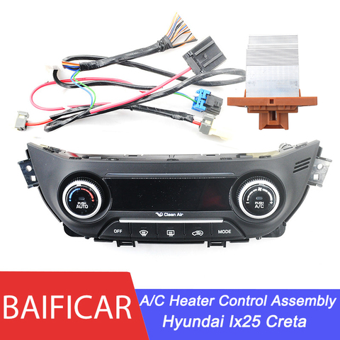 Baificar Brand New Genuine Upgrade Heater Control AC Switch Automatic Air Conditioning Panel Assembly Kit For Hyundai IX25 Creta ► Photo 1/6