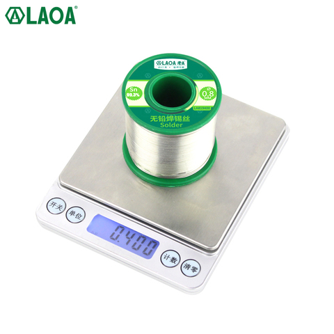 LAOA Active Lead-free Solder Wire 0.8mm for Electric Soldering Iron Welding Belt Rosin Core Tin 99.3% Contained High Purity Tin ► Photo 1/6