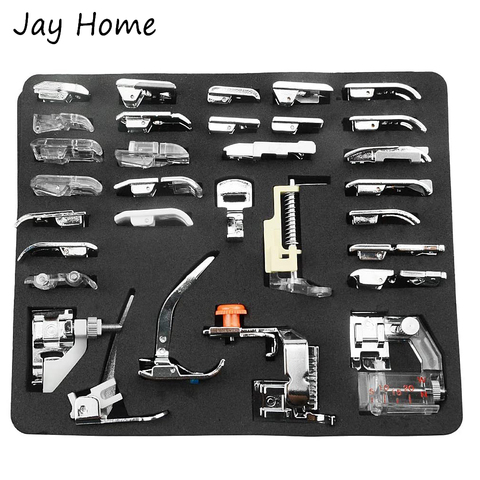 62/42/32 Pcs Professional Domestic Sewing Machine Presser Feet Set Sewing Machine Foot for Low Shank Sewing Machines ► Photo 1/6