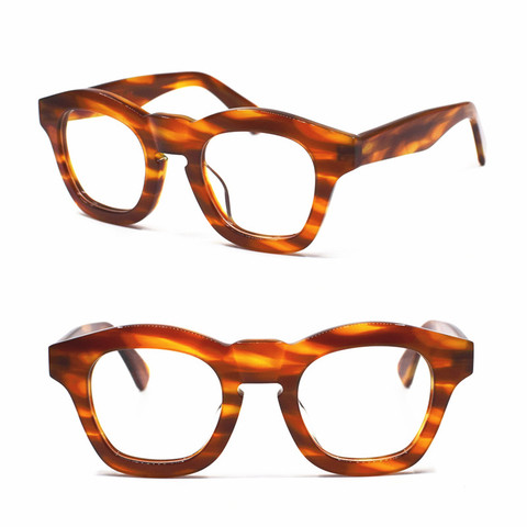 Japan Handmade Italy Acetate Reading Glasses 1960's  +75 100 125 150 175 200 250 275 300 325 350 375 400 425 450 500 600 ► Photo 1/6