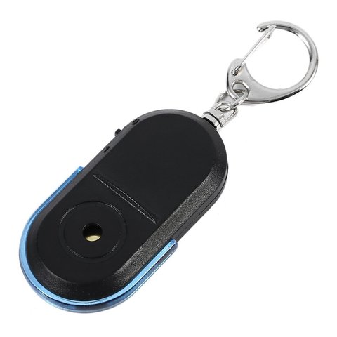 LESHP Mini Anti-Lost Alarm whistle Sound keychain finder LED Light Locator Keychain Alarm For Old People Kid ► Photo 1/6