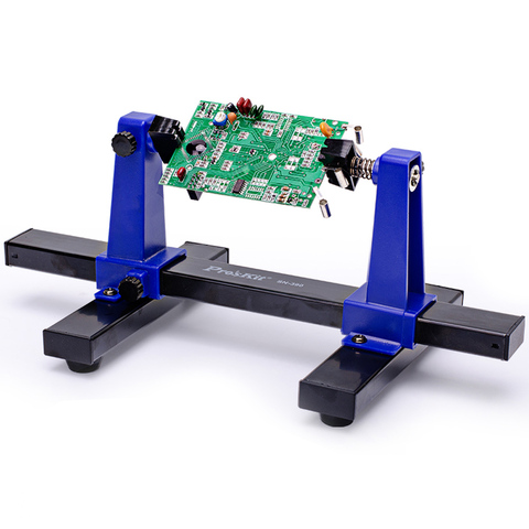 Pro'sKit SN-390 Adjustable PCB Holder 360 Degree Rotation Printed Circuit Board Jig Soldering Assembly Stand Clamp Repair Tools ► Photo 1/6