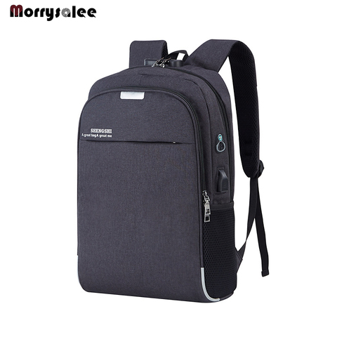 Laptop Backpack USB Charging 15.6 inch Anti Theft Women Men School Bags For Student  High Quality  Men's Bag ► Photo 1/6