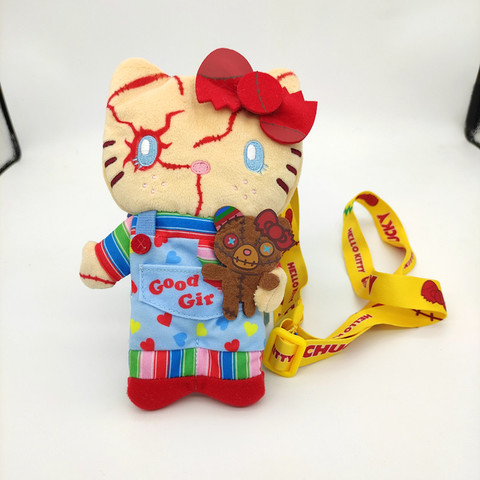 Japan Cartoon Plush Zero wallet Inclined Shoulder Bag Card Package 20cm New Hot ► Photo 1/6