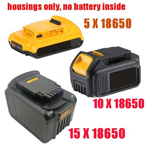 DCB200 Li-ion Battery Plastic Case PCB Charging Protection Circuit Board Box Shell For Dewalt 18V 20V 9Ah DCB183 Label Housings ► Photo 1/4