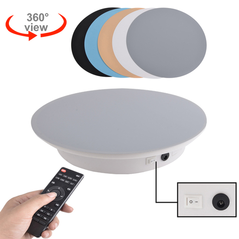 26cm 360 Degree Electric Rotating Photography Rotating Turntable Display  Stand for Jewelry Product Display 3D Scan Pan with PVC - Price history &  Review, AliExpress Seller - Epower Studio