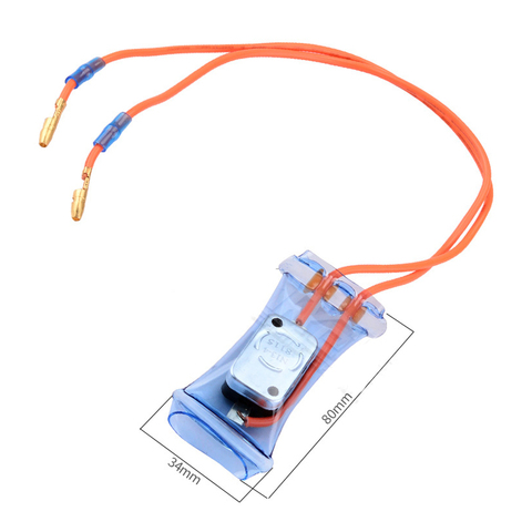 Replacement Fridges Defrost Thermostator AC 250V 10A-7 Celsius Bimetal  Refrigerator defroster thermostat -7Degree 2 cables ► Photo 1/1