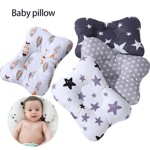 Buy Online Newborn Infant Baby Nursing Pillow Support Cartoon Concave Printed Pillow Shaping Cushion Avoid Flat Head Alitools