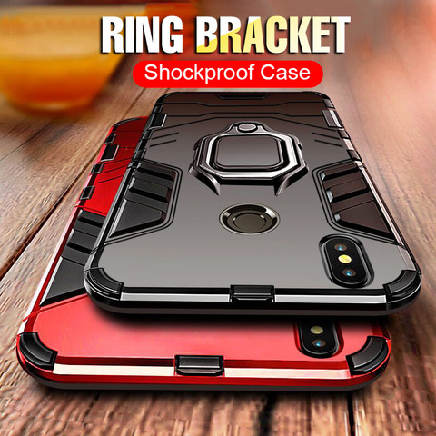 Case For Redmi Note 7 8 6 Pro Case Ring Cover For Xiaomi mi 8 SE Lite A2 Lite Pocophone F1 Case For Redmi 5 Plus Note 4X Max 3 2 ► Photo 1/6