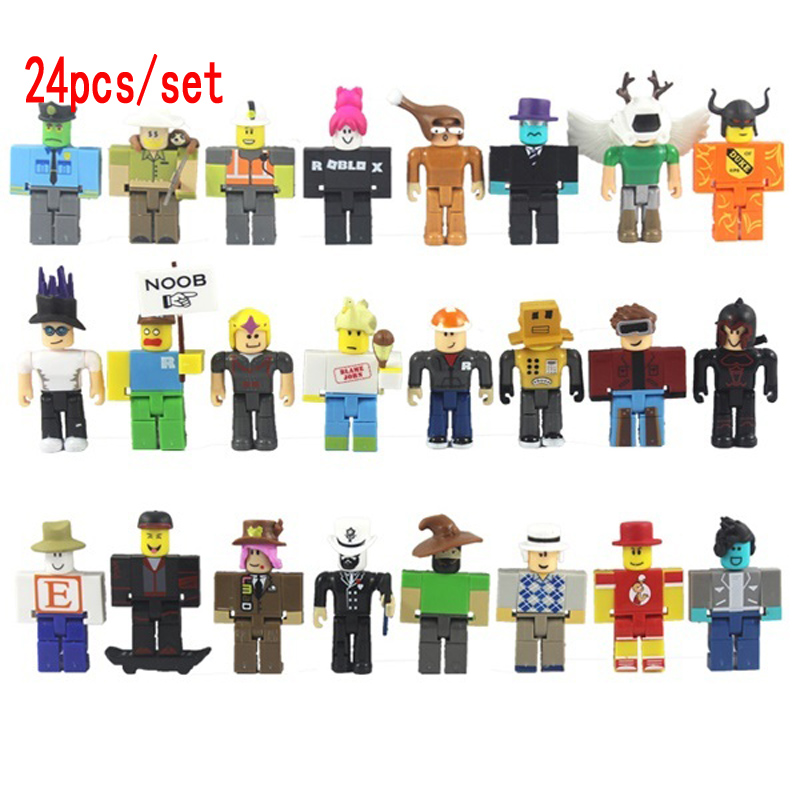 Buy Online 24pcs Set Roblox Action Characters Figures 7cm Pvc Suite Doll Toys Anime Model Figurines For Decoration Collection Gift For Kids Alitools - roblox set size