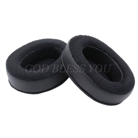 Hybrid Memory Foam Earpad Black PU/Velour Suitable For Large Over Brainwavz HM5 The Ear Headphones Drop Shipping ► Photo 1/6