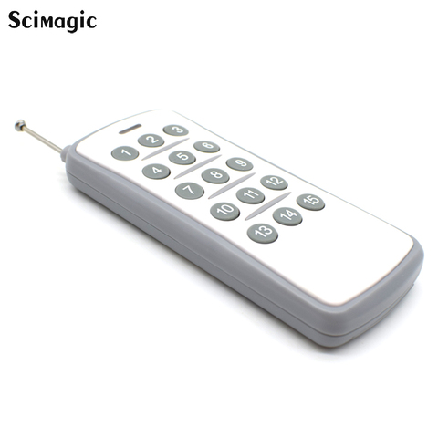 433MHz 15CH Wireless Remote Control Transmitter 15 Buttons Learning code ► Photo 1/5