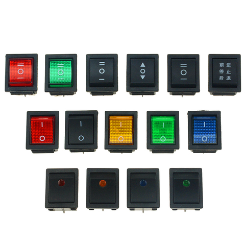 1PCS KCD4 Rocker Switch Power Switch 2Position 3Position Electrical Equipment Switch 16A 250VAC/20A 125VAC ON-OFF 31X 25mm ► Photo 1/6