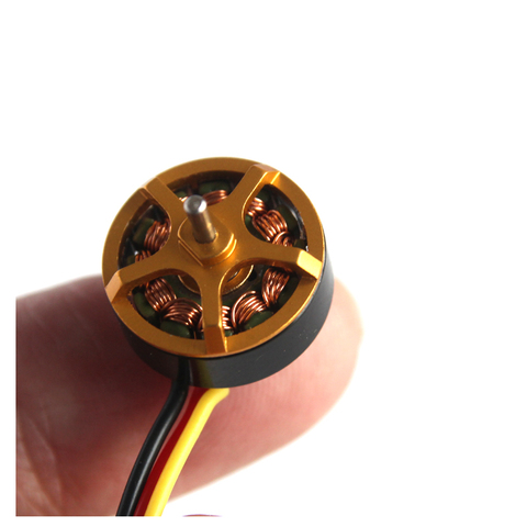 MP05 brushless motor 1304 motor for indoor airplanes and drones 120g thrust on 2S with motor mount RX62HE-A2 FlySky 2A receiver ► Photo 1/6