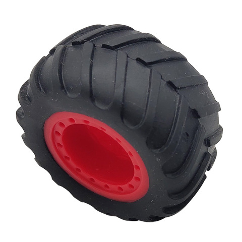 Non-slip Red Rubber Small Toy Wheels Diameter 38MM Use For DIY Off-Road Toys Car ► Photo 1/6