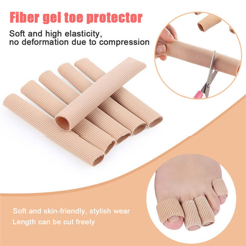 Finger Corrector Feet Corrector Insoles Fabric Gel Silicone Tube Bunion Toes Fingers Separator Protector Corns Calluses ► Photo 1/6