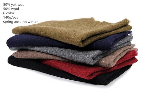 Naizaiga 50% yakwool  50% wool factory outlet fall winter women plaid shawl wen warm scarf , SN2 ► Photo 1/6