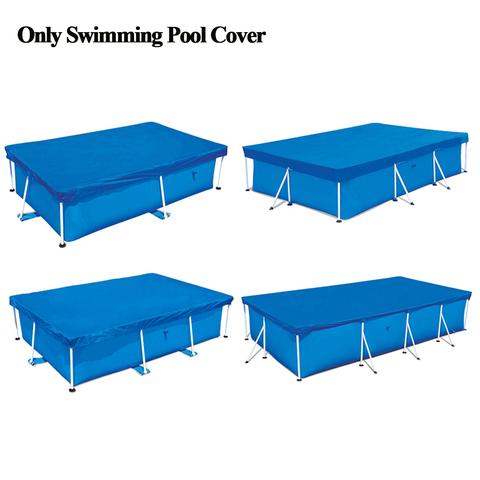 Swimming Pool Cover Rainproof Dust Cover 400*211CM/300*200CM/260*160CM/220*150CM Cover Cloth Mat Cover Frame Pool For Garden ► Photo 1/6