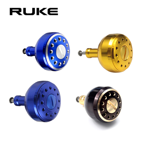 RUKE Fishing Handle Knob for Spinning Wheel Type, Machined Metal