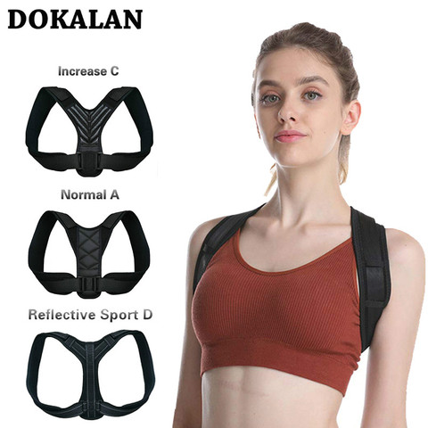 Back Support Posture Corrector Adjustable Spine Health Corrector De Postura Pain Brace Support Belt Cinta Modeladora Feminina ► Photo 1/6