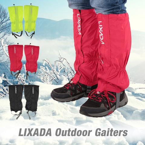 Lixada Waterproof Outdoor Hiking Climbing Gaiters Protective Wrap Shoe Covers Outdoor Unisex Zippered Closure Wear Cloth Gaiters ► Photo 1/5