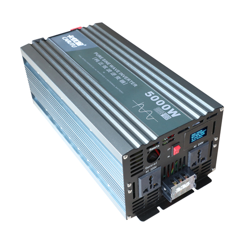 best inverter pure sine wave 5000W full  sustain 5000W frequency inverter for less 3P air condition and less 2000W motor /pump ► Photo 1/4