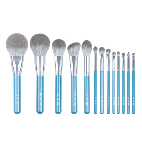 MyDestiny makeup brush/ The Iris series 13pcs high quality synthetic hair brushes set-powder&blush&foundation&eyeshadow&beauty ► Photo 1/5