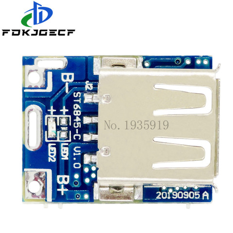 5V Boost Step Up Power Module Lithium LiPo Battery Charging Protection Board LED Display USB for DIY Charger 134N3P Program ► Photo 1/4