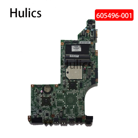 Hulics Original 605496 For HP Pavilion DV7 DV7-4000 Laptop motherboard DDR3 605496-001 board DA0LX8MB6D0 ► Photo 1/4