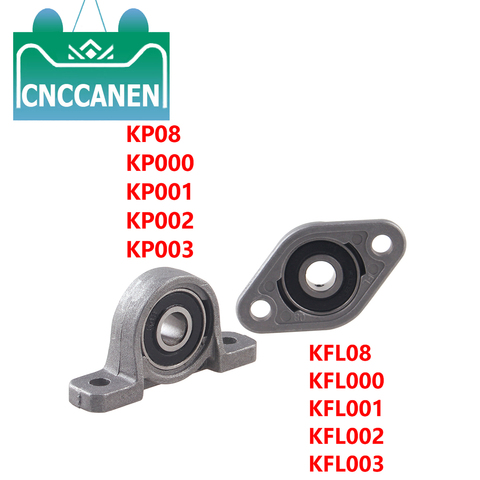 KP08 KP000 KP001 KFL08 Vertical Horizontal Zinc Alloy Mounted Bearing Mount Support Pillow Block Bearing CNC Printer Parts ► Photo 1/6