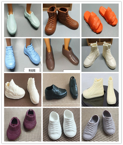 Original Ken Prince Male Doll Shoes Boots Sandals Fashion 1/6 Male Doll Decors Parts Kids Doll DIY Dressing Accessories ► Photo 1/6