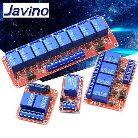 5V 1 2 4 8way 5V relay module with optocoupler isolation to support high and low level trigger development board kit for arduino ► Photo 1/3