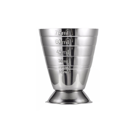 75ML Stainless Steel Measure Cup Cocktail Tool Bar Mixed Drink Accessories 3 In 1 Cocktail Tools Bar Jigger Cup ► Photo 1/6
