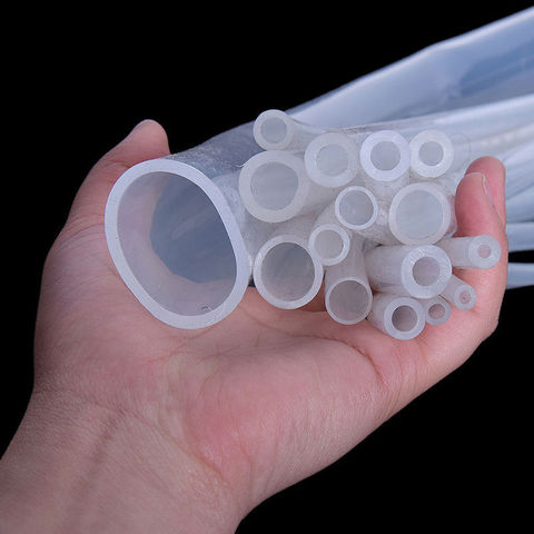 100cm Safe Food Grade Clear Flexible Soft Rubber Translucent Hose Pipe Silicone Tube  1mm-19mm 1/2/3/4/5/6/7/8/9/10/12/16mm ► Photo 1/6