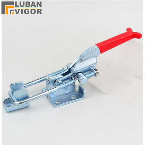 2pcs ,Galvanized iron,Lock folder, box buckle, snap, a bolt clamps,Gripping tool,mid size ,170mm,clamp 350KG, ► Photo 1/4