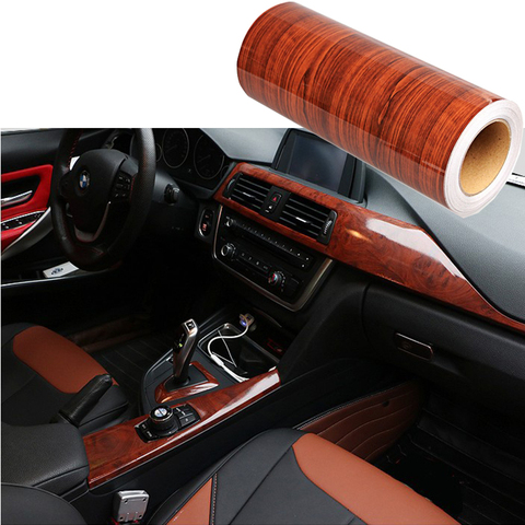 Wood Grain DIY Car Sticker Decal Film For Honda Civic 2006-2011 2022 Accord 2003 2007 Fit Toyota Corolla RAV4 Yaris Avensis Aygo ► Photo 1/6