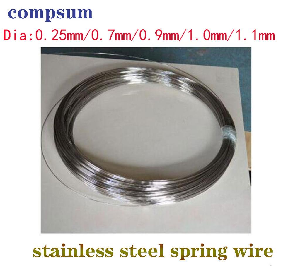WYTCH304-31 304 Stainless Steel Wire Pack of 5 Precision Tolerance Bright Finish Spring Temper 0.008 Diameter 73 Length ASTM A313 