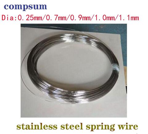 304 Stainless Steel Spring Wire 0.4/0.5/0.6/0.7/0.8/1/1.2/1.5/1.8/2mm Spring hard Steel Wire ► Photo 1/2