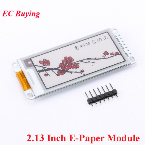 2.13 Inch E-Paper Module E-Ink Display Screen Module For Arduino E Paper E Ink EPaper Black Red White Color SPI Electronic DIY ► Photo 1/5