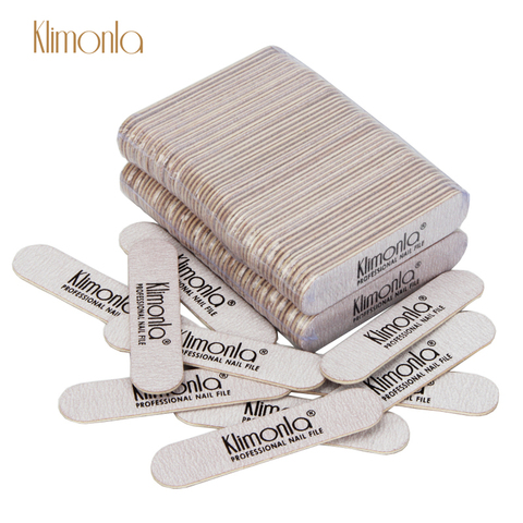 50Pcs/Pack Wood Gray Nail File 180/240 Grit Sanding Sandpaper File Lime a ongle Nail Art Manicure Polishing Tools Straight ► Photo 1/6