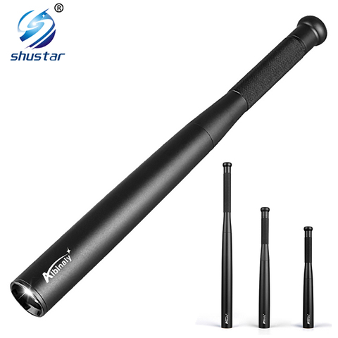 Baseball Bat LED Flashlight T6 LED torch super bright baton for Emergency and For self-defense,outdoor lighting ► Photo 1/6