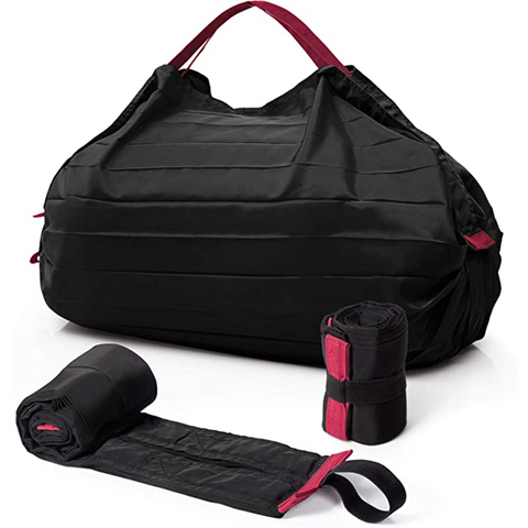 MABULA Mini Reusable Compact Grocery Bags Lightweight  Foldable Tote Shopping Handbag Waterproof Eco-Friendly Shoulder Bag ► Photo 1/6