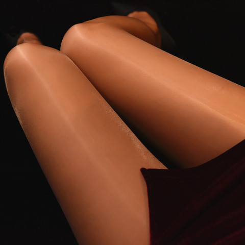 360 Seamless Sexy 1D Shiny Women Stockings Sheer See Through Oil Glossy Sexy Tight Pantyhose Shaping Crotchless Plus Size M22 ► Photo 1/1